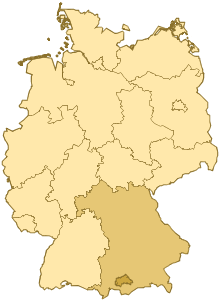 Kreis Weilheim-Schongau in Bayern