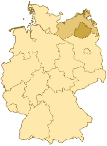 Kreis Mecklenburgische Seenplatte in Mecklenburg-Vorpommern