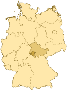 Kreis Schmalkalden-Meiningen in Thüringen
