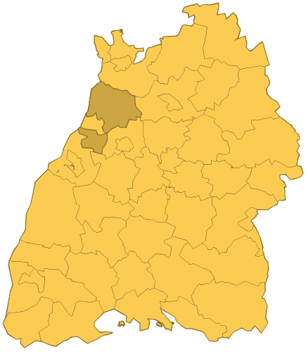 Kreis Karlsruhe in Baden-Württemberg