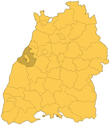 Kreis Rastatt in Baden-Württemberg