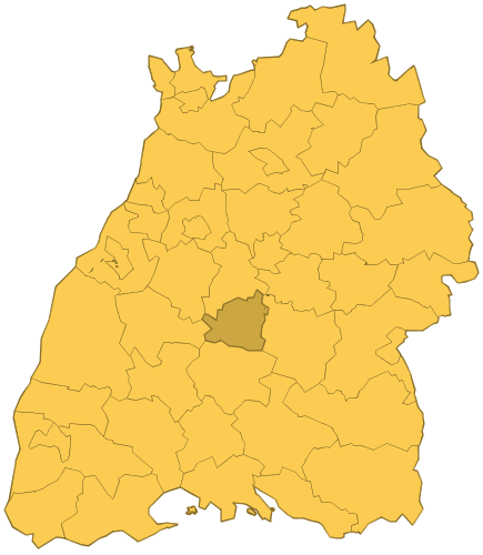 Kreis Tübingen in Baden-Württemberg