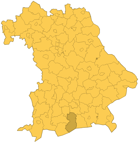 Kreis Bad Tölz-Wolfratshausen in Bayern