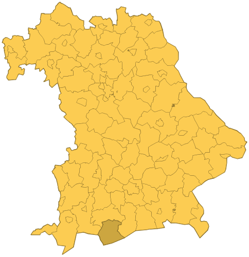 Kreis Garmisch-Partenkirchen in Bayern