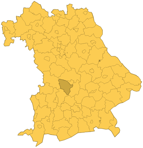 Kreis Neuburg-Schrobenhausen in Bayern