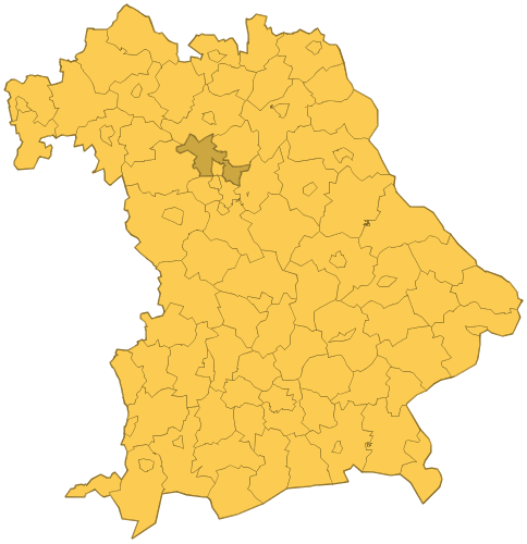 Kreis Erlangen-Höchstadt in Bayern