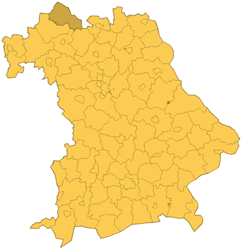 Kreis Rhön-Grabfeld in Bayern