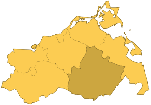 Kreis Mecklenburgische Seenplatte in Mecklenburg-Vorpommern